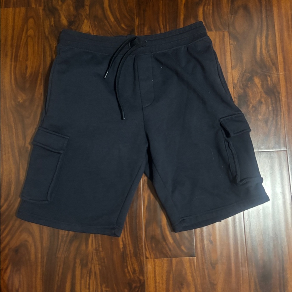 Men's Navy Cargo Shorts Size M